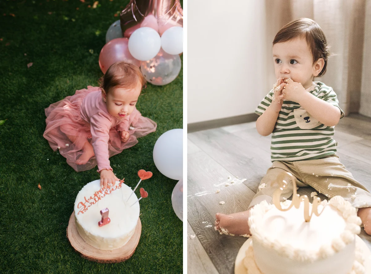 smash cake compleanno servizio fotografico Pordenone Oderzo